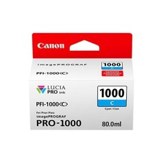 Cartucho tinta canon pfi - 1000 c cian pro - 1000