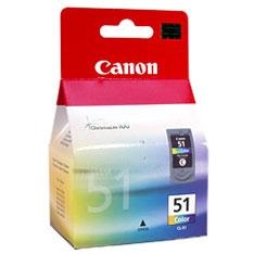 Cartucho tinta canon cl 51 tricolor 21ml 2200 -  6210 -  6220 -  mp150 -  170 -  450