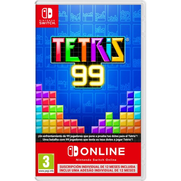 Juego nintendo switch -  tetris 99 + 12 meses nintendo switch online