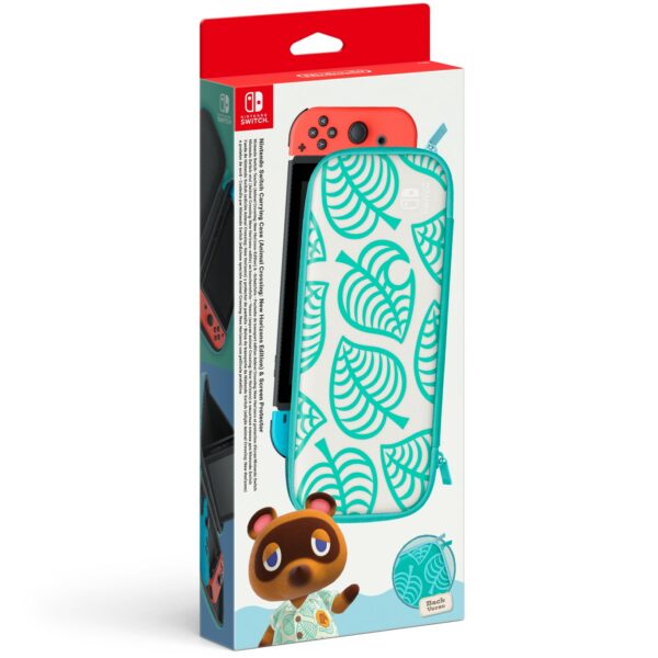 Accesorio nintendo switch -  funda + protector switch edicion animal crossing: new horizons