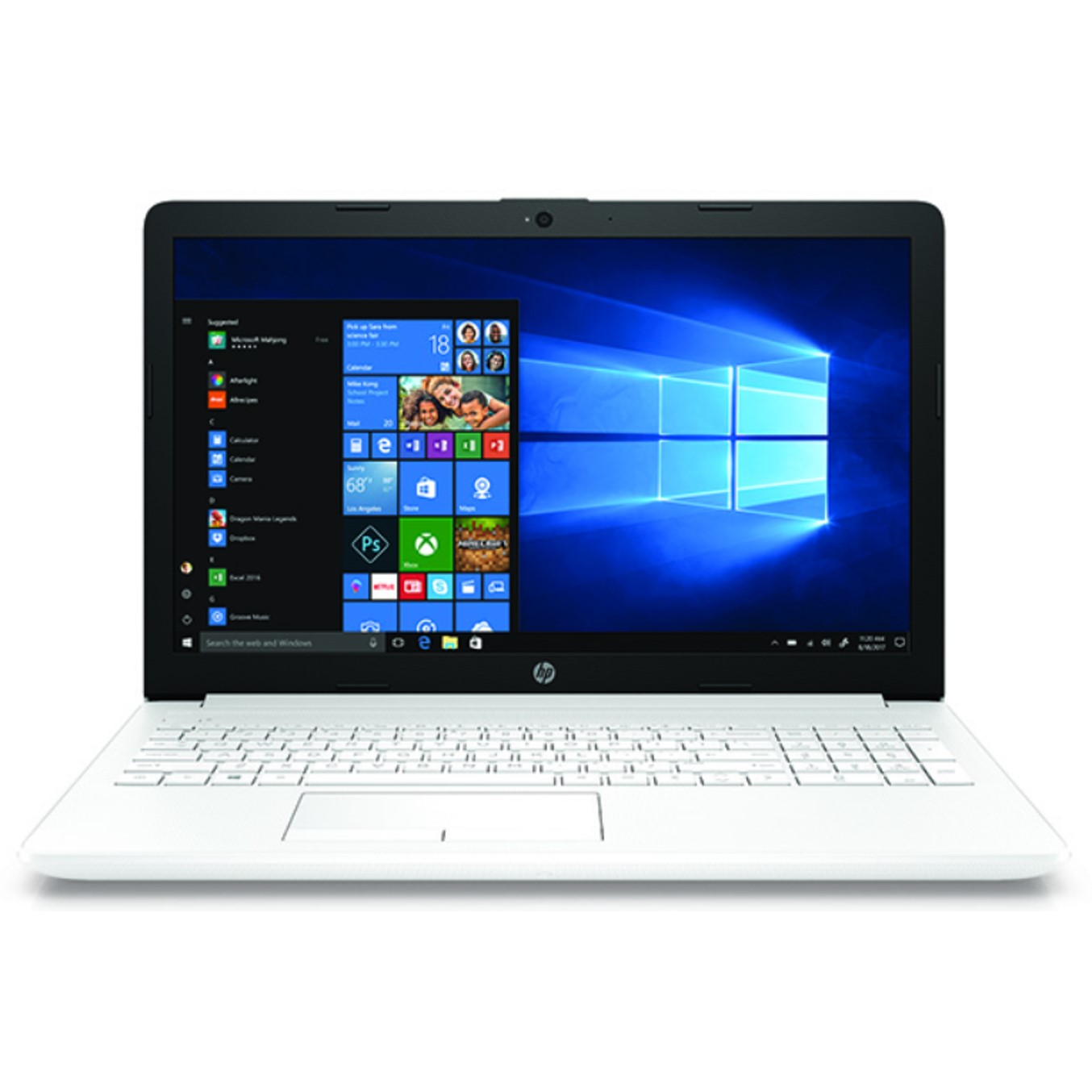 Portatil hp 15 - da0163ns i3 - 7020u 15.6pulgadas 8gb - 1tb - ssd128gb - wifi - bt - blanco nieve