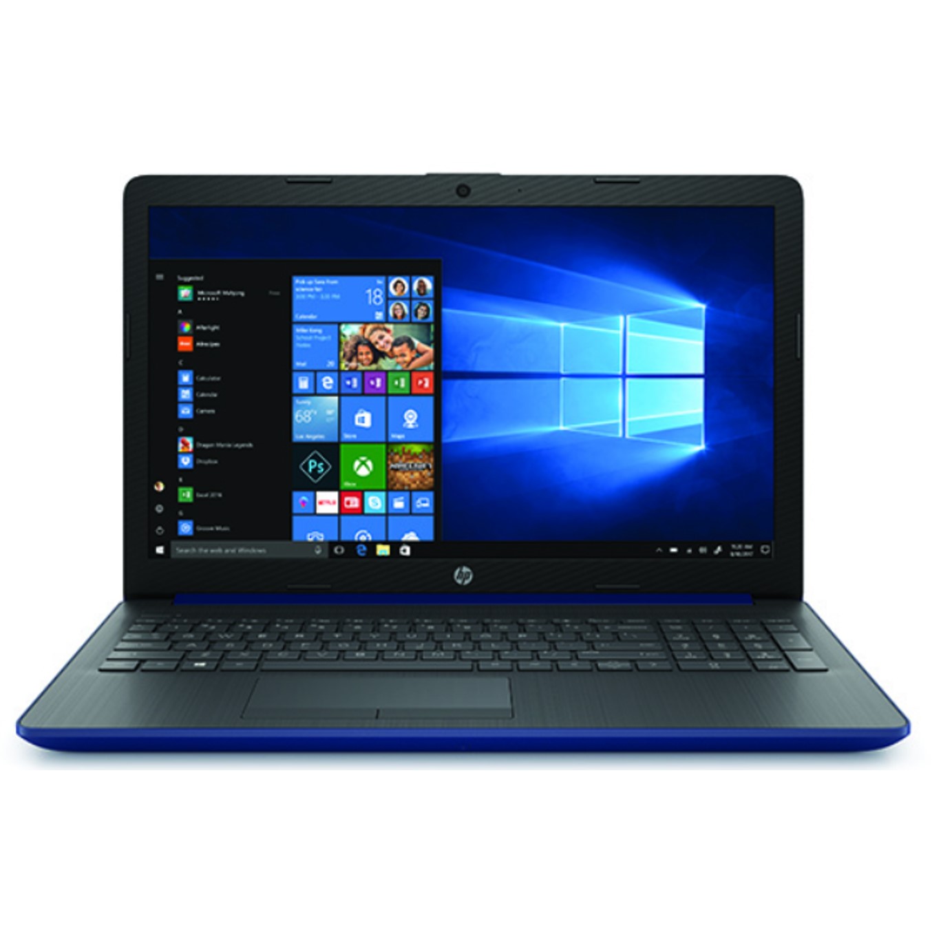 Portatil hp 15 - da0192ns i3 - 7020u 15.6pulgadas 4gb - ssd128gb - wifi - bt - w10 -  azul lumiere