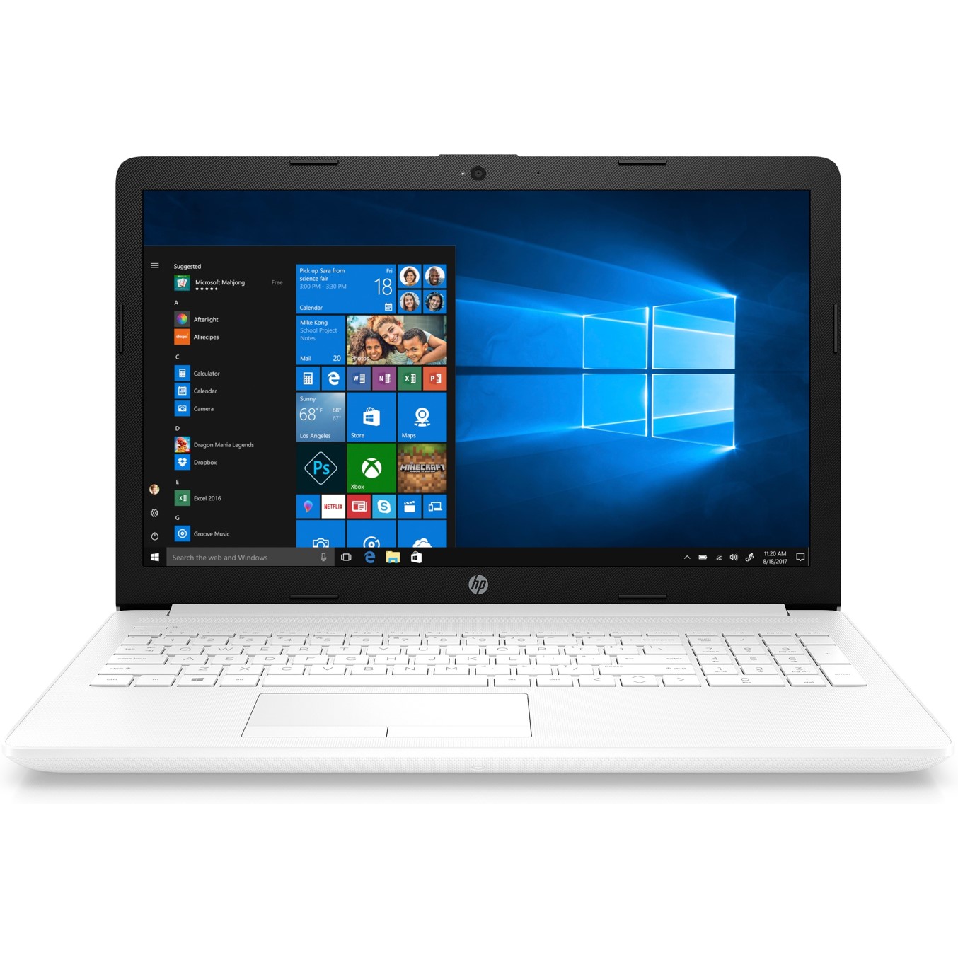 Portatil hp 15 - db0020ns a9 - 9425 15.6pulgadas 12gb -  ssd256gb -  wifi -  bt -  w10 -  blanco