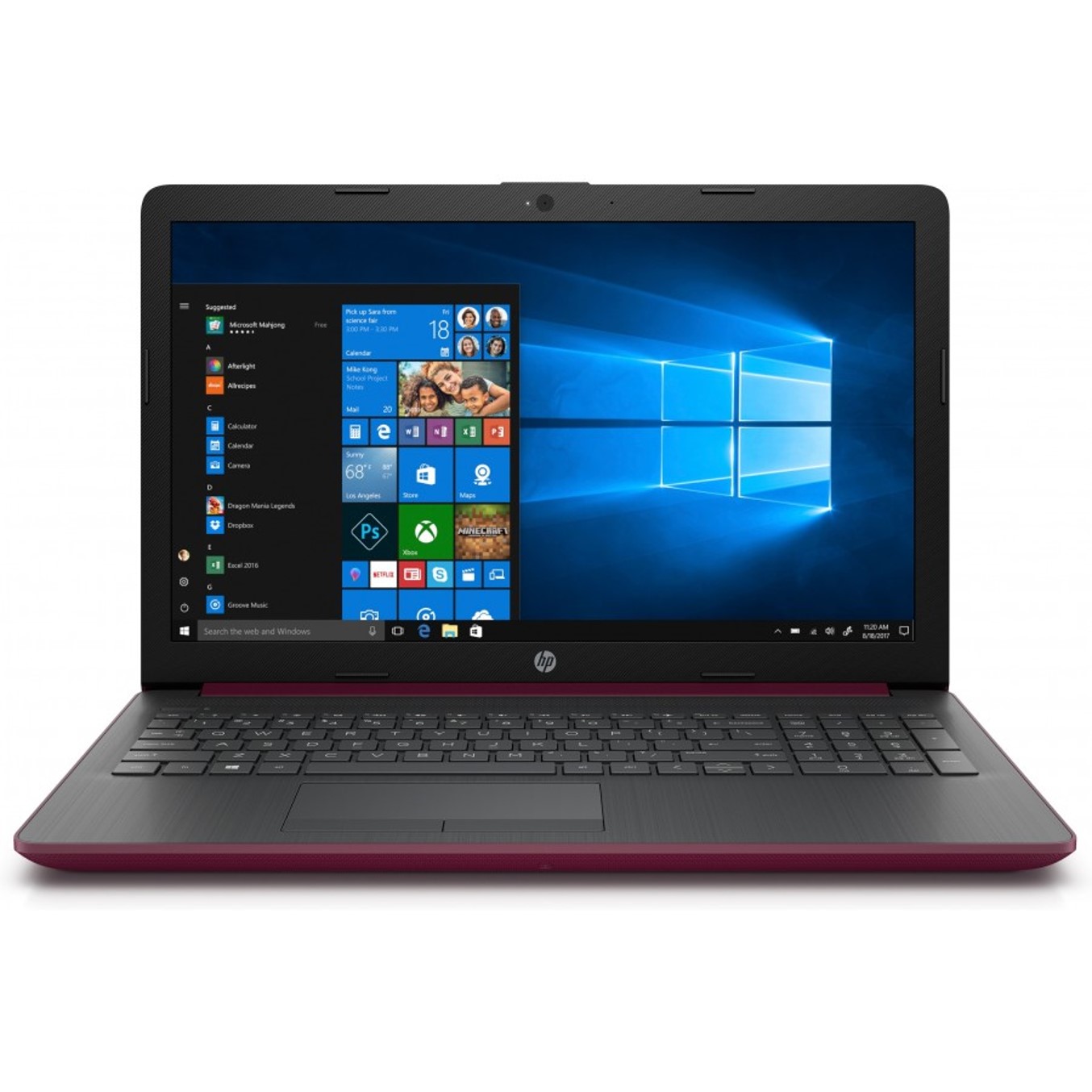 Portatil hp 15 - db0046ns a9 - 9425 15.6pulgadas 8gb -  1tb -  wifi -  bt -  w10 -  borgoña