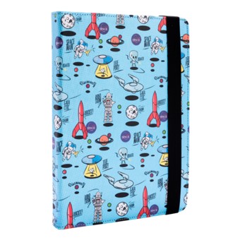 Funda universal estampada silver ht para tablet 9 - 10.1pulgadas space blue metal