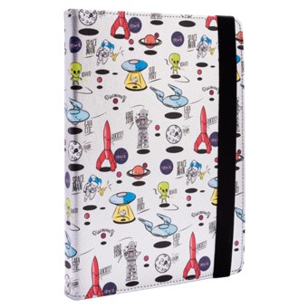 Funda universal estampada silver ht para tablet 9 - 10.1pulgadas space silver metal