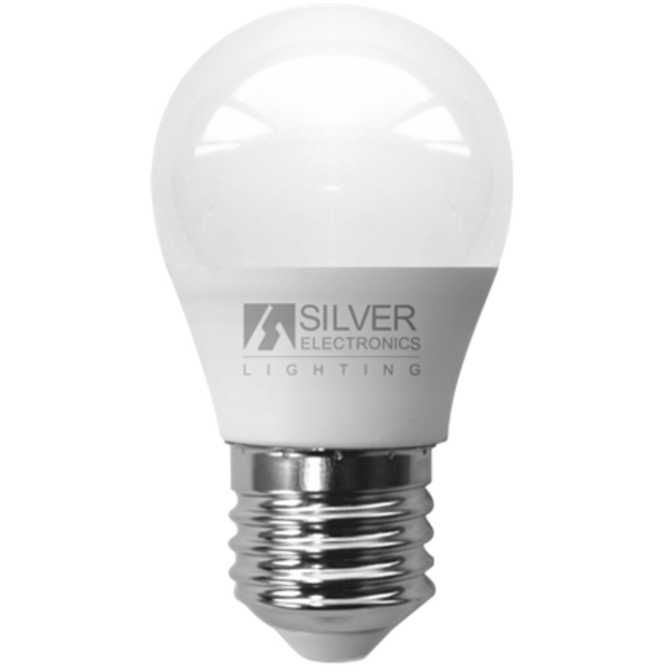 Bombilla led silver electronic eco esferica 5w=35w -  e27 -  3000k -  399 lm -  180º -  luz calida -  a+