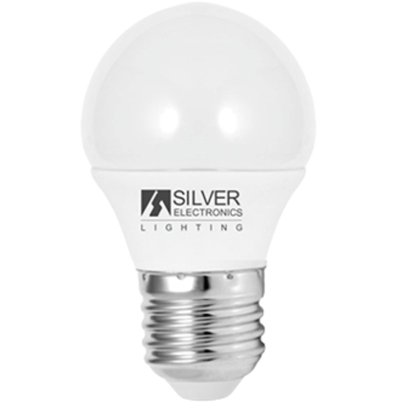 Bombilla led silver electronic eco esferica 5w=35w -  e27 -  6000k -  399 lm -  180º -  luz fria -  a+