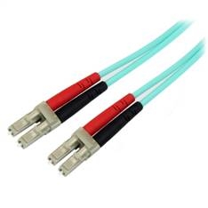 Cable fibra optica duplex multimodo om3 50 - 125 lc - lc libre de halogenos 20m