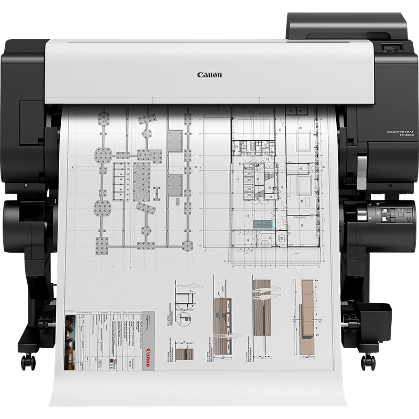 Plotter canon tx - 3000 mageprograf a0 36pulgadas -  2400ppp -  usb -  red -  wifi -  diseño cad y gis -  pedestal incluido