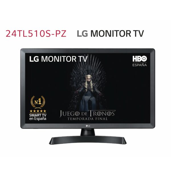 Monitor tv led lg 23.6pulgadas 24tl510s - pz 1366 x 768 hdmi usb dvb - t2 wifi smat tv