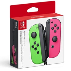 Accesorio nintendo switch -  mando joy - con verde - rosa