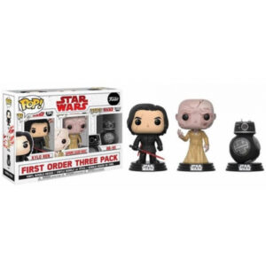 Funko pop star wars caja la nueva orden 3 funkos