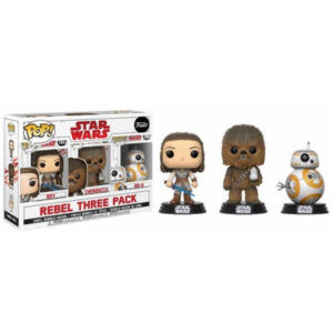 Funko pop star wars caja rebeldes 3 funkos