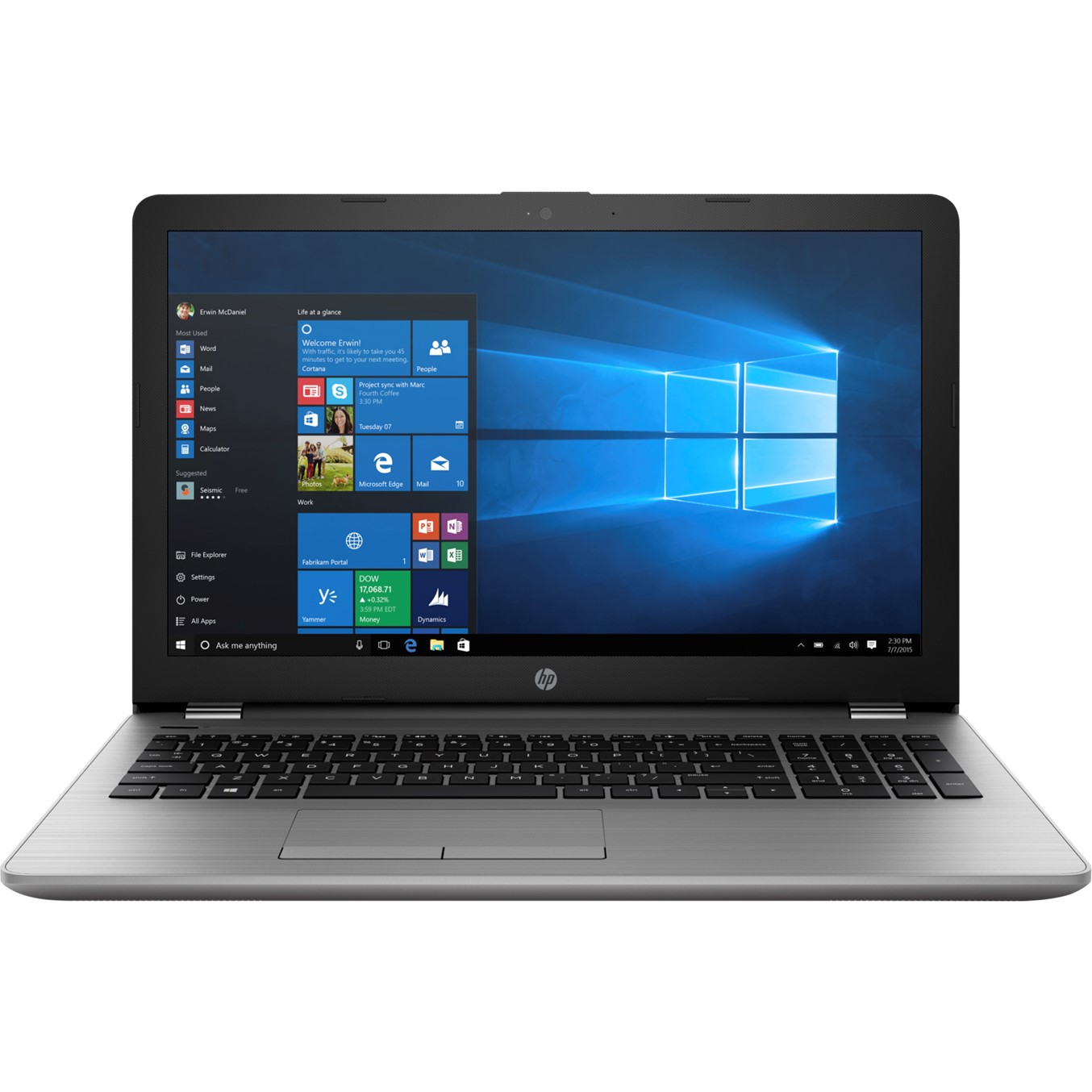 Portatil hp 250 g6 i3 - 6006u 15.6pulgadas 4gb - ssd128gb - wifi - bt - freedos