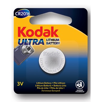 Blister pilas kodak boton litio ultra cr 2016