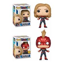 Funko pop marvel capitana marvel chase