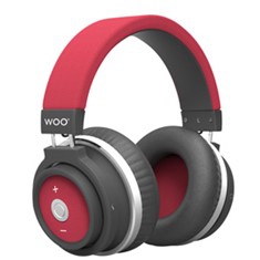 Auriculares bluetooth hp001btr woo rojo