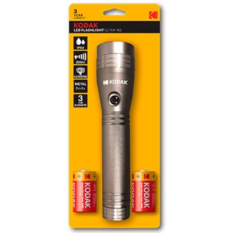 Linterna kodak led flashlight ultra 165 lm