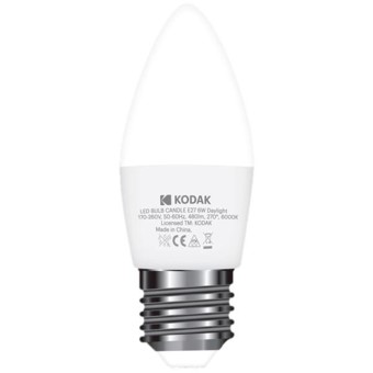 Bombilla led kodak vela c37 -  e27 -  480lm -  dia 6000k -  6w=40w -  no regulable