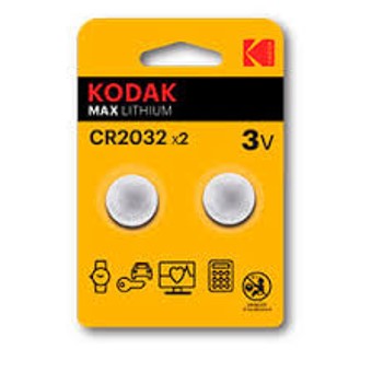 Blister pilas kodak boton - litio ultra cr 2032 blister de 2 pilas