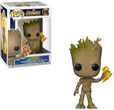 Funko pop marvel infinity war groot con stormbreaker