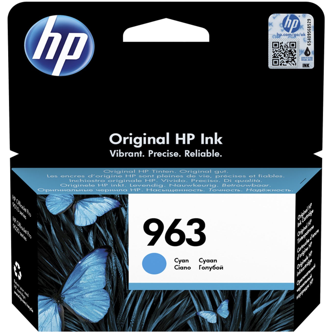 Cartucho tinta hp 963 3ja23ae cian 10.74ml 700 paginas