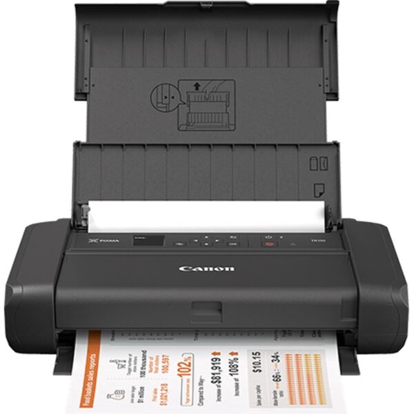 Impresora canon tr150 inyeccion color portatil pixma a4 -  9ppm -  4800ppp -  usb -  wifi -  bateria