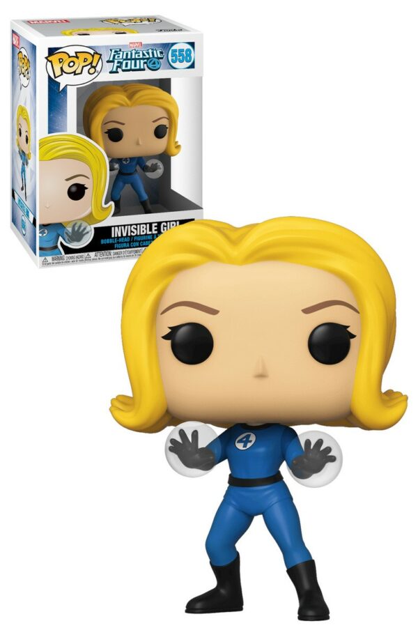 Funko pop marvel los cuatro fantasticos chica invisible