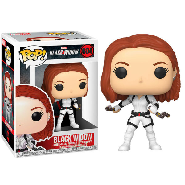 Funko pop marvel viuda negra vestido blanco