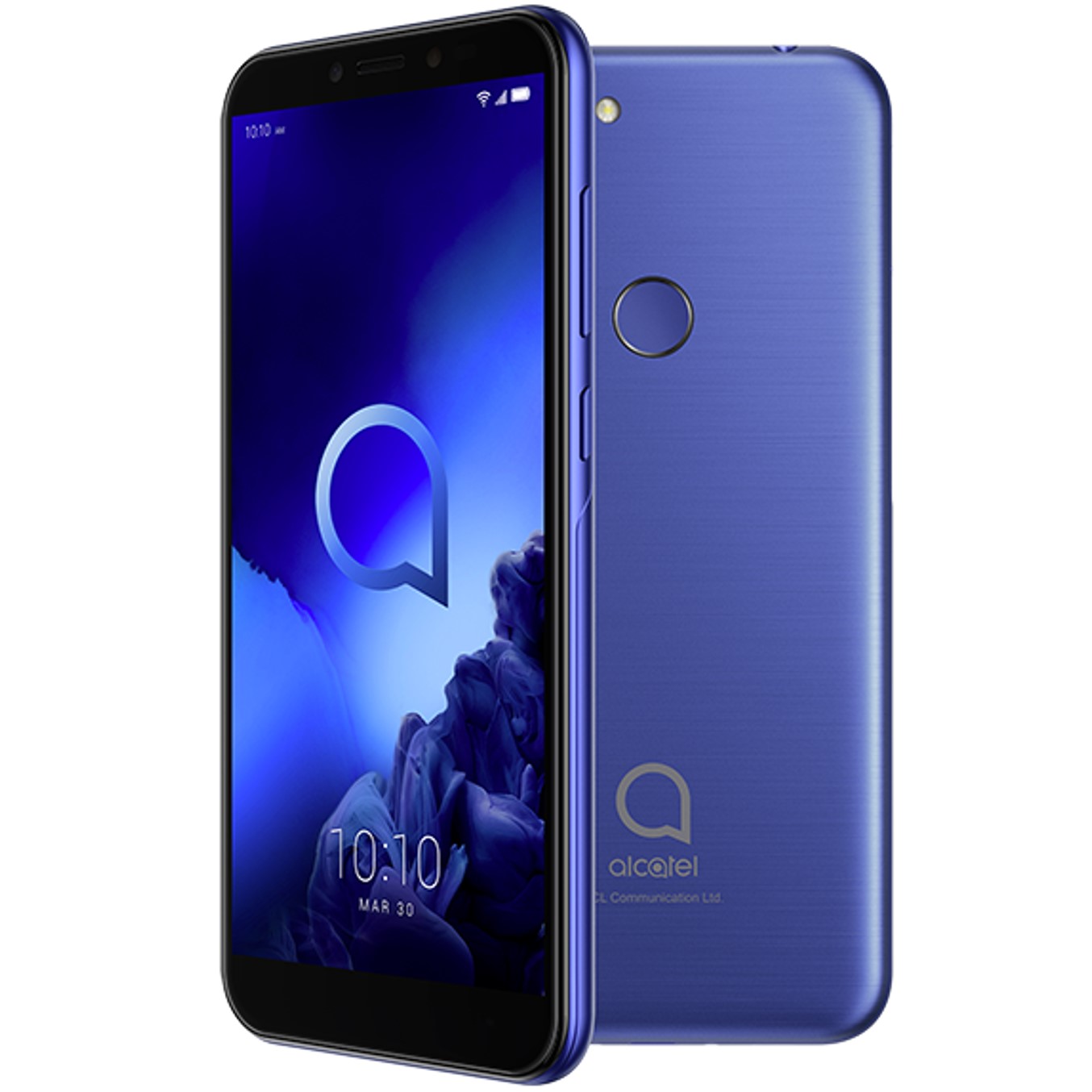 Telefono movil smartphone alcatel 1s azul -  5.5pulgadas - octa core - 32gb rom - 3gb ram - 13 + 2 mp -  5 mp - 4g - dual sim - lector huella