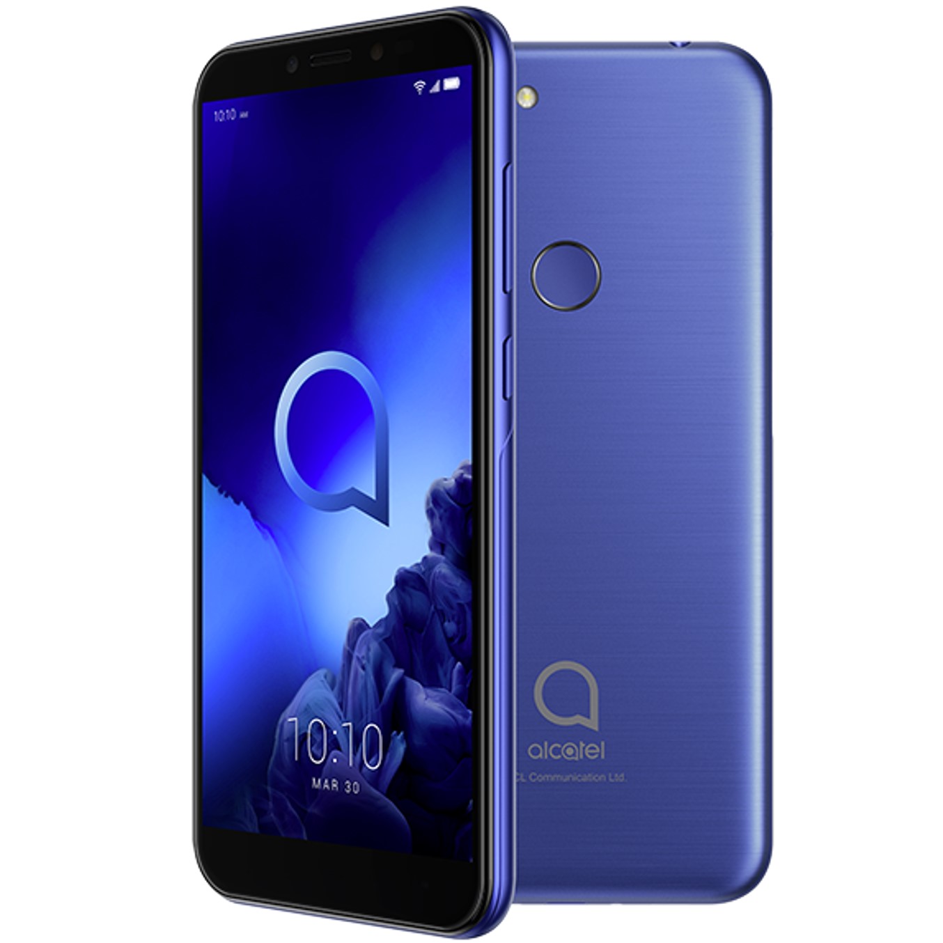 Telefono movil smartphone alcatel 1s azul - 5.5pulgadas - octa core - 64gb rom - 4gb ram - 13 + 2 mp -  5 mp - 4g - dual sim - lector huella