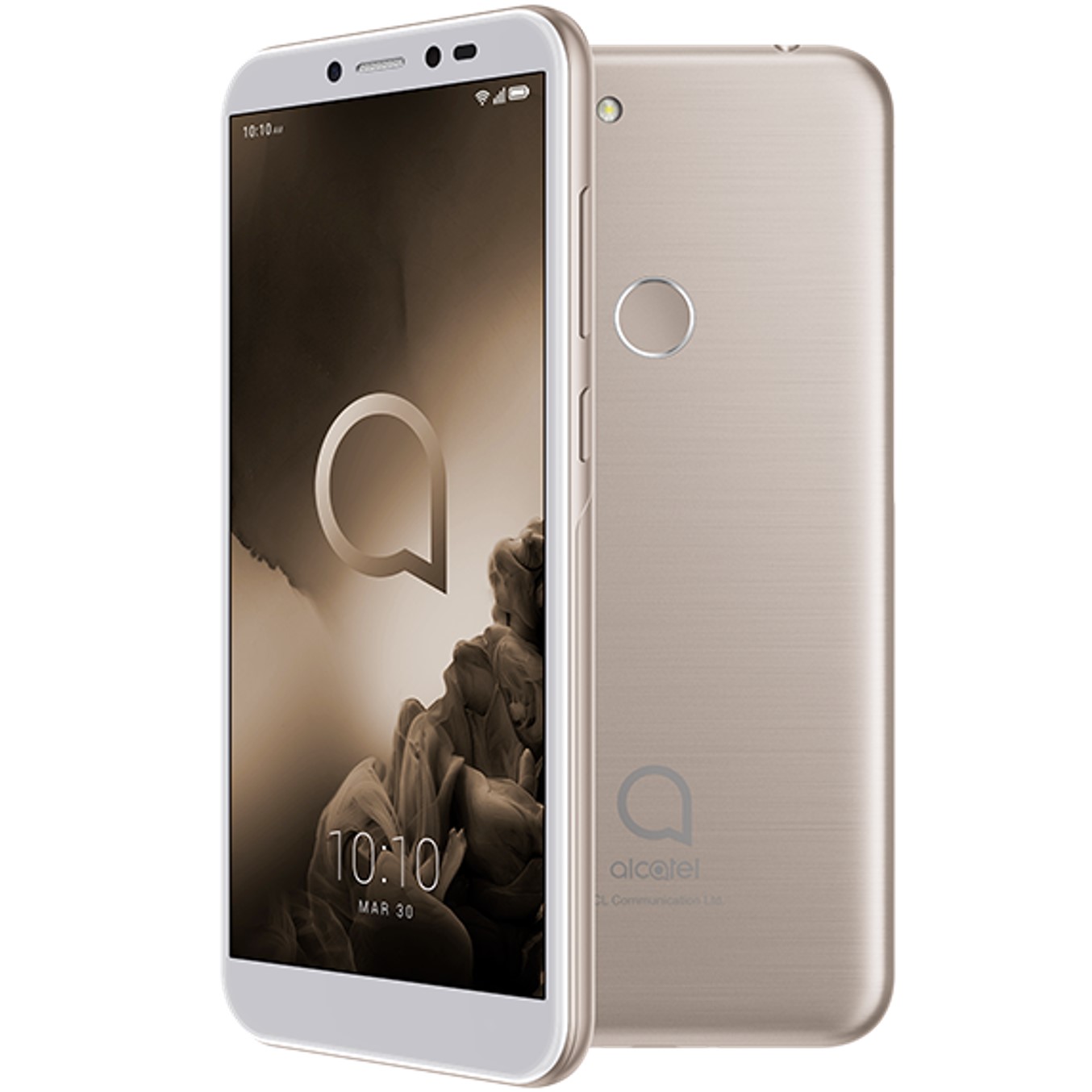 Telefono movil smartphone alcatel 1s gold - 5.5pulgadas - octa core - 64gb rom - 4gb ram - 13 + 2 mp -  5 mp - 4g - dual sim - lector huella