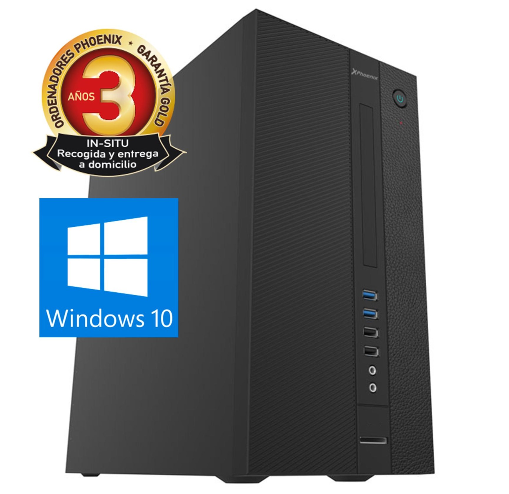 Ordenador pc phoenix comet intel dual core 4gb ddr4 240 gb ssd windows 10 1 Ordenador pc phoenix comet intel dual core 4gb ddr4 240 gb ssd windows 10