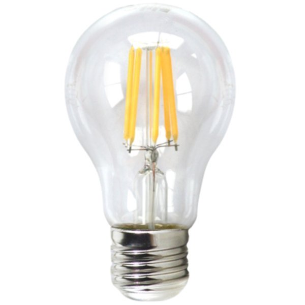 Bombilla led silver electronic filamento transprente estandar 6w=80w - e27 - 3000k luz calida - a++ 1 Bombilla led silver electronic filamento transprente estandar 6w=80w - e27 - 3000k luz calida - a++