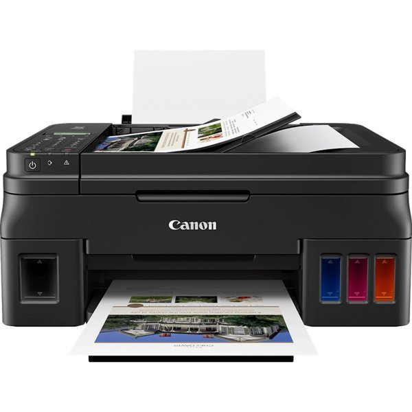 Multifuncion canon g4511 impresion color pixma fax - a4 - 8 Multifuncion canon g4511 impresion color pixma fax - a4 - 8.8ppm - 4800ppp - usb - wifi - adf 20 hojas - 1 botella tinta