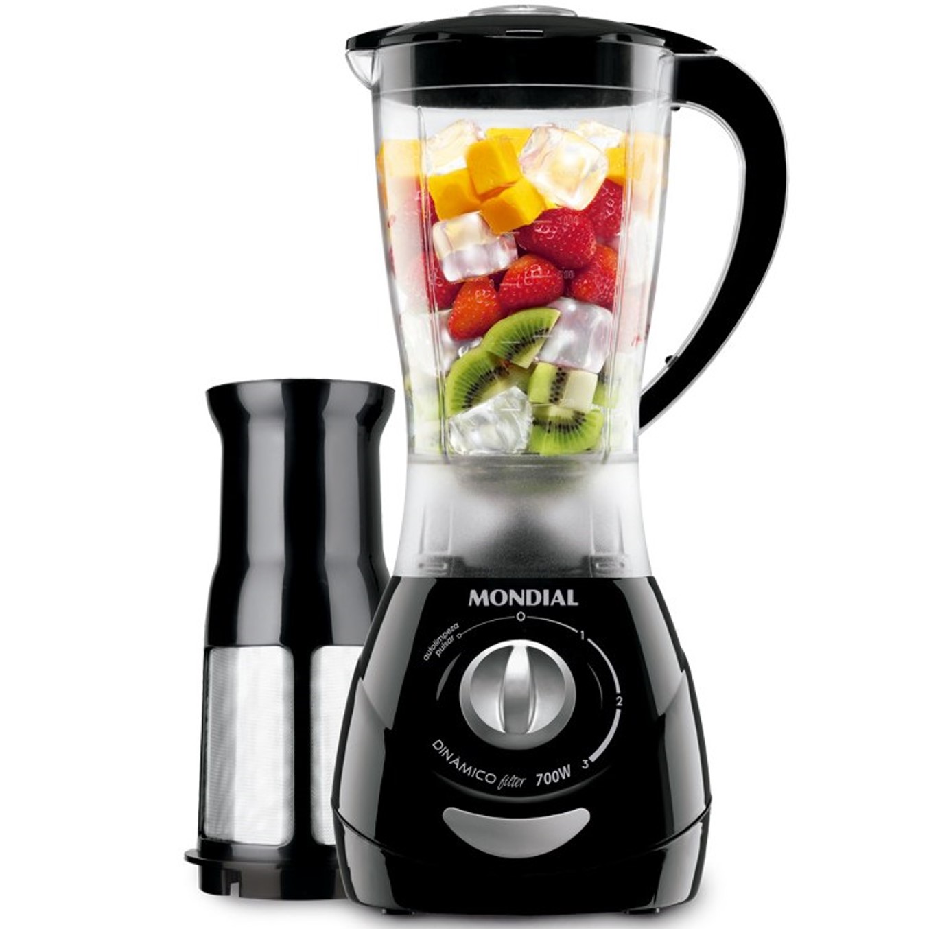 Batidora de vaso mondial l34 700w 1.5l