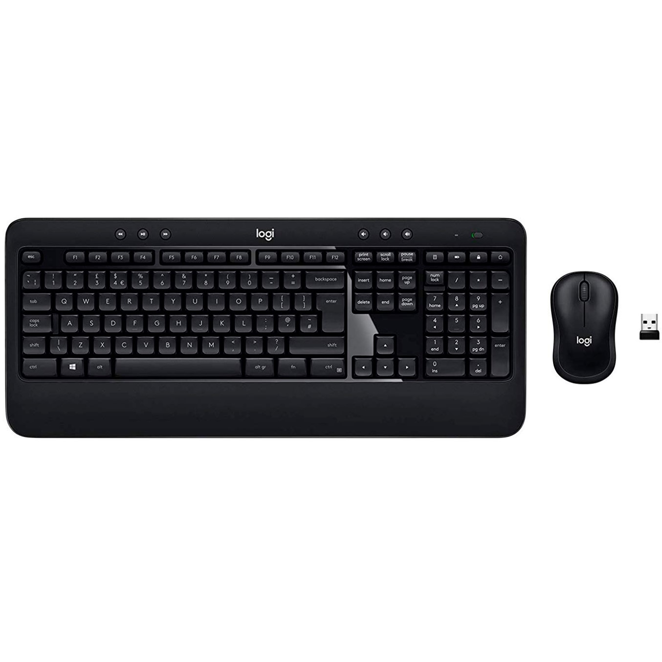 Teclado + mouse logitech wireless inalambrico advanced combo