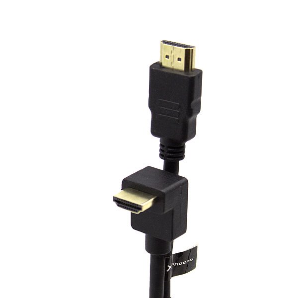Cable hdmi 2.0 phoenix con conector 90º - 3 metros