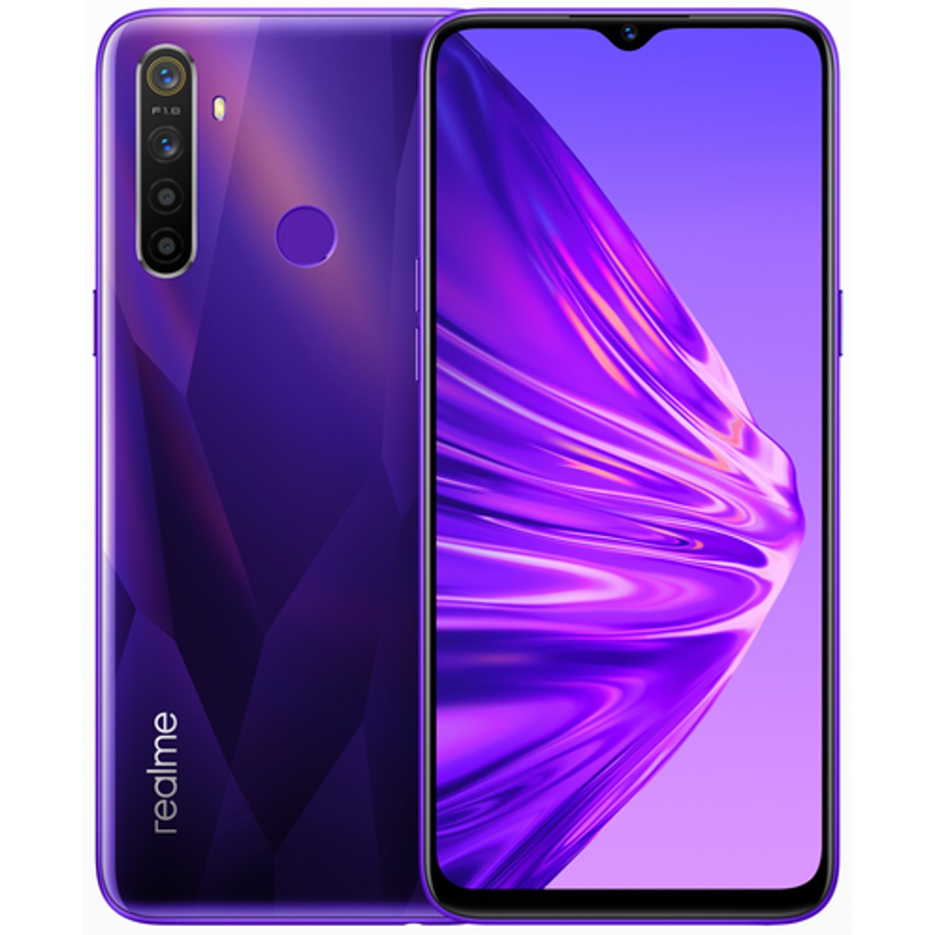 Telefono movil smartphone realme 5 crystal purple - 6 Telefono movil smartphone realme 5 crystal purple - 6.5pulgadas - 128gb rom - 4gb ram - 12+8+2+2mpx - 13mpx - 4g - lector huella