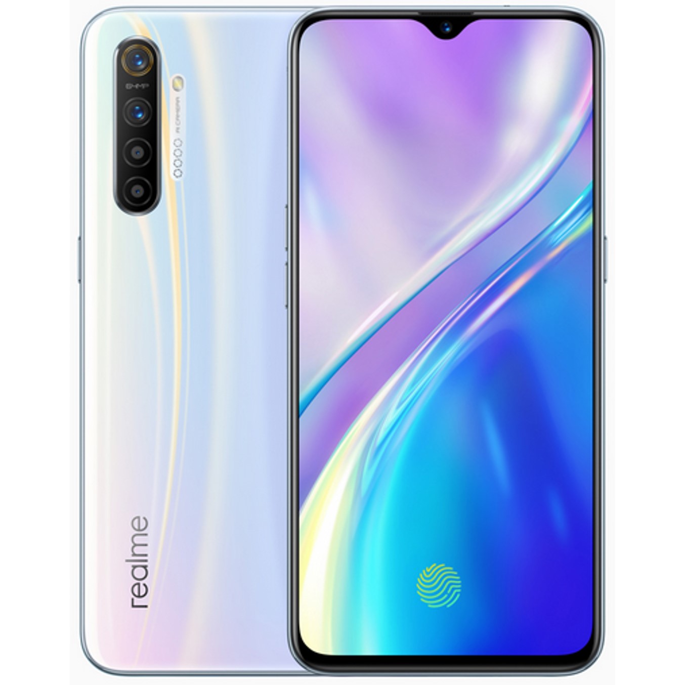 Telefono movil smartphone realme x2 pear white - 6.4pulgadas - 128gb rom - 8gb ram - 4g - lector huella