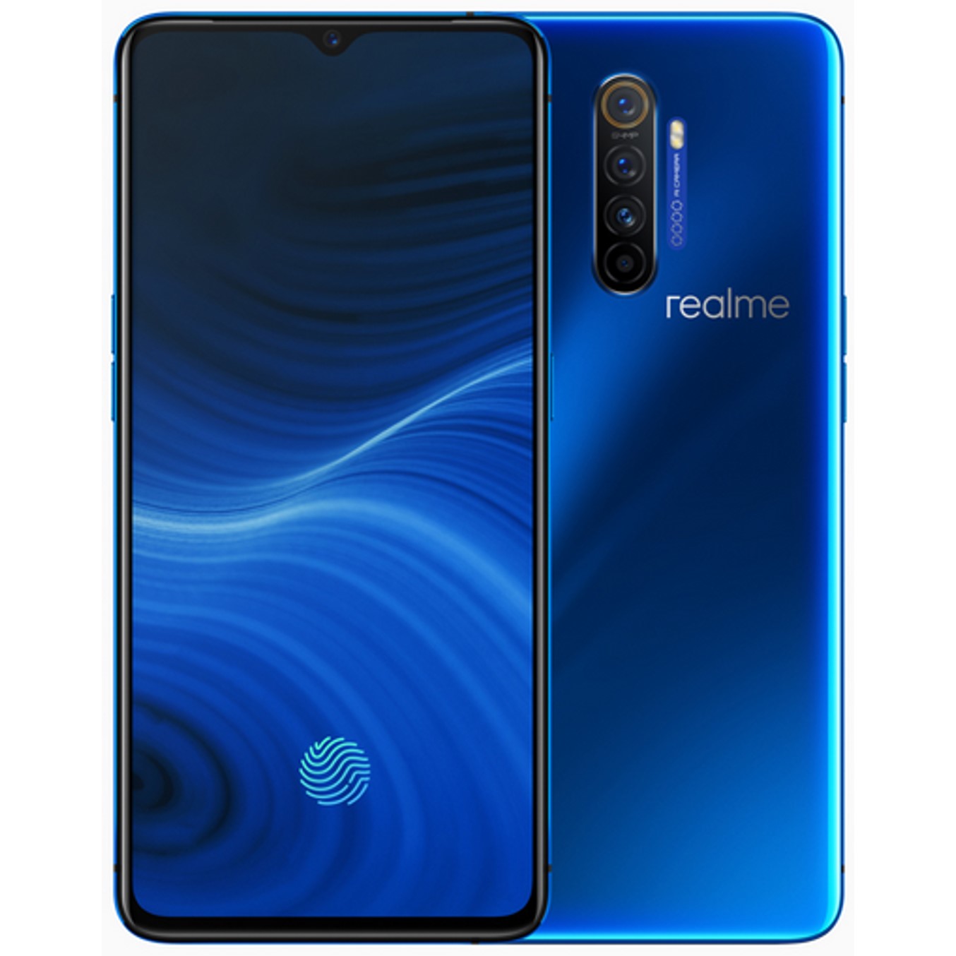 Telefono movil smartphone realme x2 pro neptune blue - 6.5pulgadas - 256gb rom - 12gb ram - 64+13+8+2mpx -  16mpx - 4g - lector huella