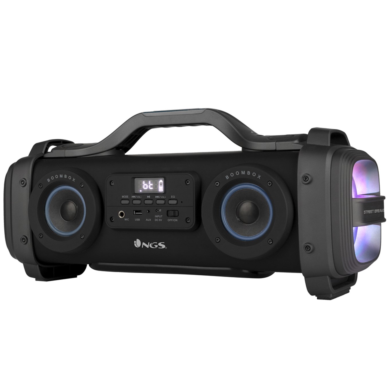 Altavoz premium portatil ngs boombox streetbreaker 200w - usb - micro sd - bluetooh - aux 1 Altavoz premium portatil ngs boombox streetbreaker 200w - usb - micro sd - bluetooh - aux