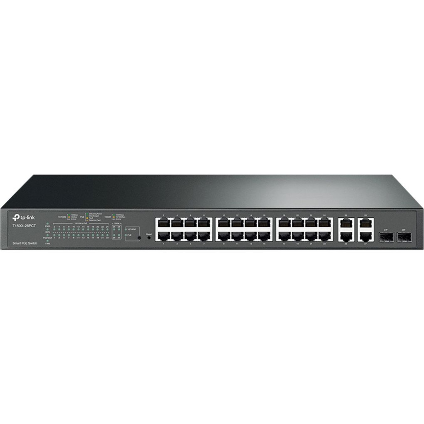 Switch 24 puertos 10 - 100mbps + 4ptos gigabit poetp - link 1 Switch 24 puertos 10 - 100mbps + 4ptos gigabit poetp - link