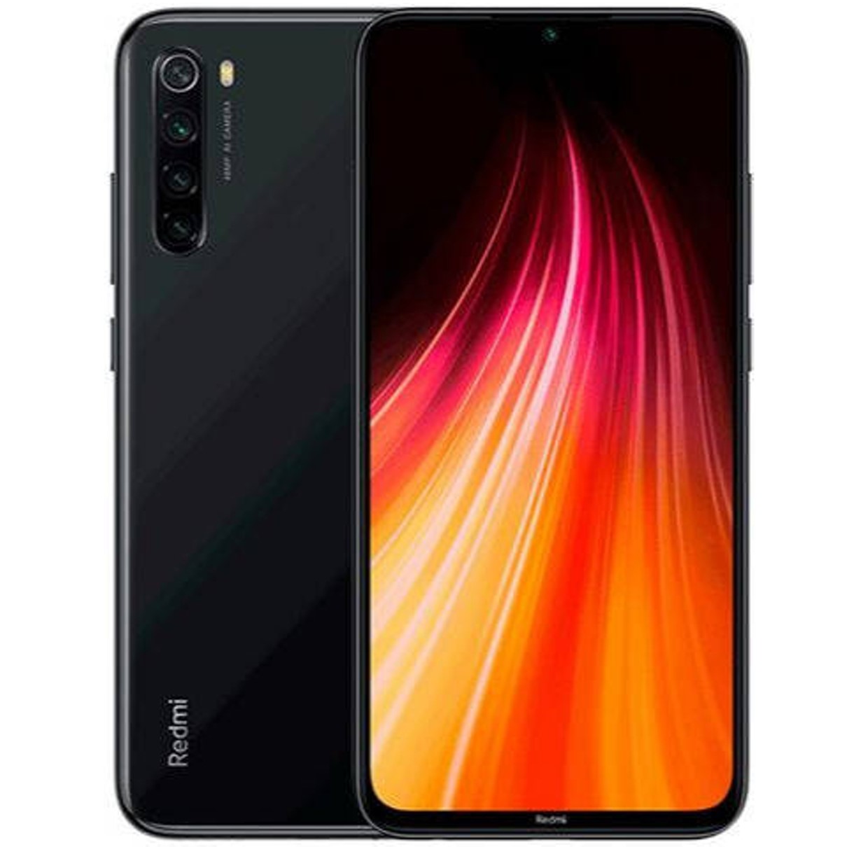 Telefono movil smartphone xiaomi redmi note 8 black - 6.3pulgadas -  64gb rom -  4gb ram -  48+8+2+2 mpx -  13mpx -  4000 mah -  4g -  huella