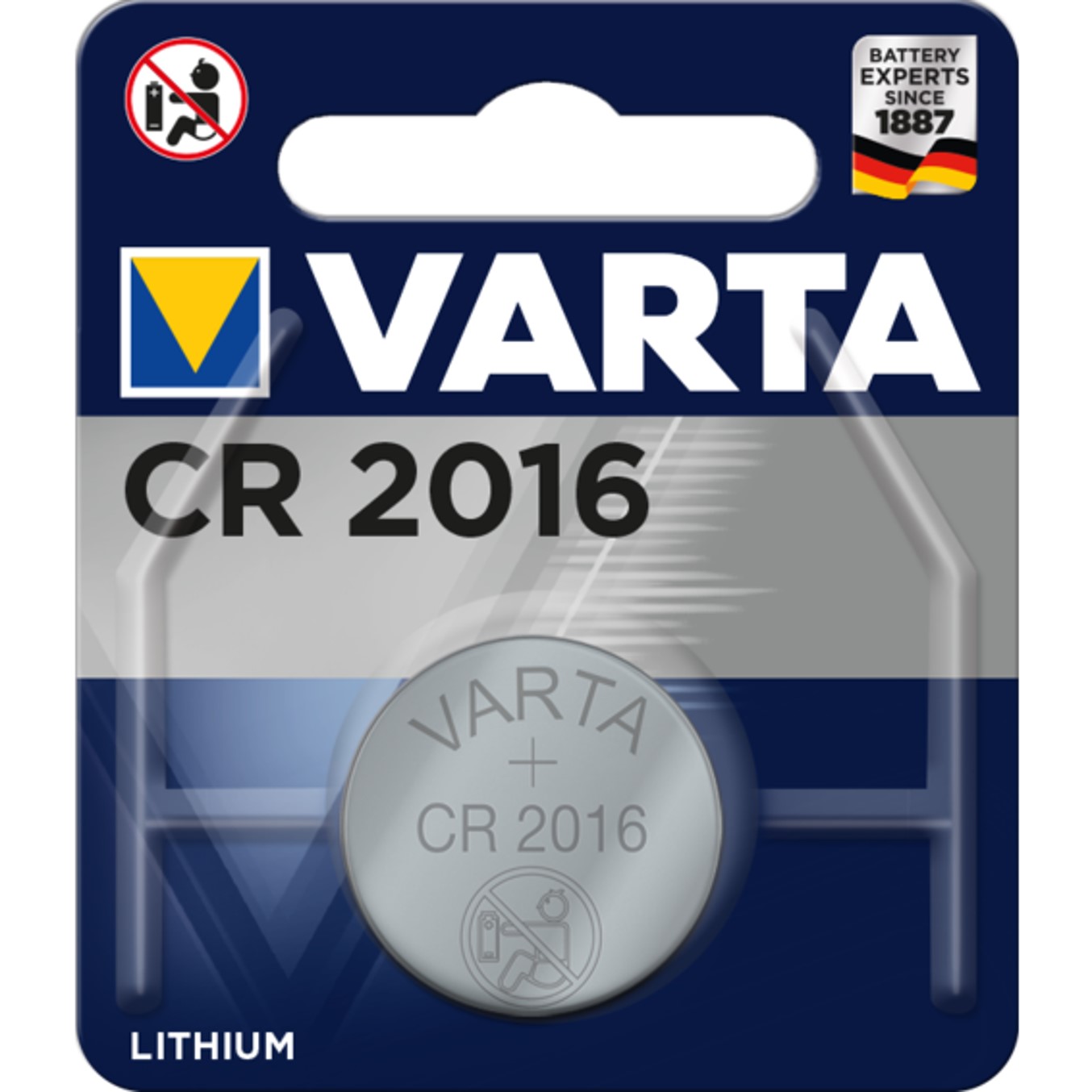 Blister pilas varta litio boton cr - 2016 3v