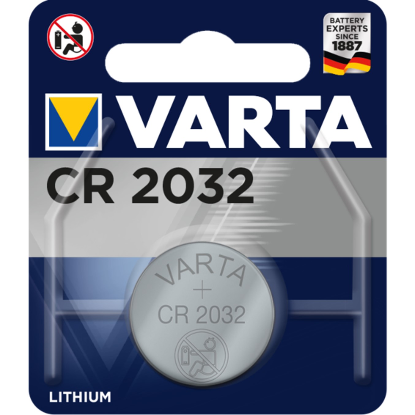 Blister pilas varta litio boton cr - 2032 3v