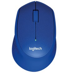 Mouse raton logitech m330 optico wireless inalambrico silent plus azul