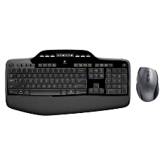 Teclado + mouse logitech mk710 optico wireless inalambrico usb 2.0 negro 24 ghz