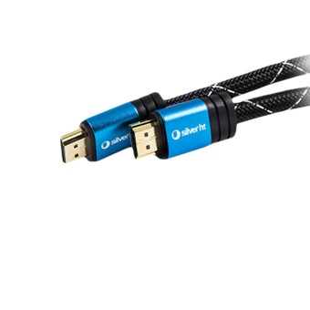 Cable silver ht high end -  2 hdmi -  macho - macho -  1.5m -  negro